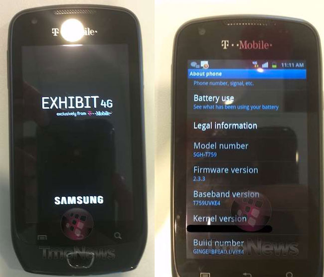 Samsung Exhibit 4G & Gravity Touch 2 Coming to T-Mobile
