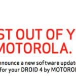 Motorola Droid 4 Update