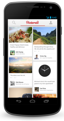 pinterest app download free for android