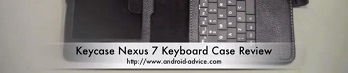 Nexus 7 Keycase Keyboard Case Review (Video)