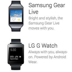 LG G Watch VS Samsung Gear Live
