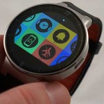 Smartwatch app selection screen