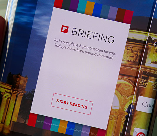 How to turn off Briefing on the Samsung Galaxy S6